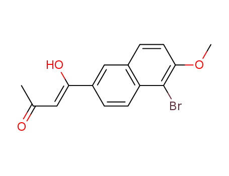 4-(5-bromo-6-methoxy-2-naphthyl)-4-hydroxybut-3-en-2-one