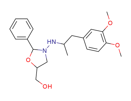 3-[3-(3,4-dimethoxyphenyl)-2-propylamino]-5-hydroxymethyl-2-phenyloxazolidine
