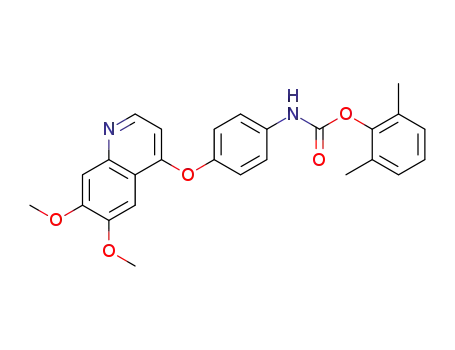 2,6-Dimethylphenyl N-{4-[(6,7-dimethoxy-4-quinolyl)oxy]phenyl}carbamate