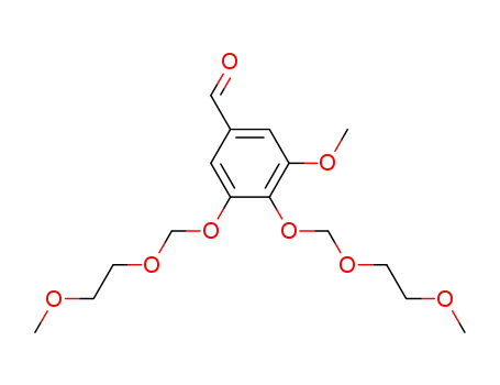 3-methoxy-4,5-bis[(2-methoxy-ethoxy)-methoxy] benzaldehyde