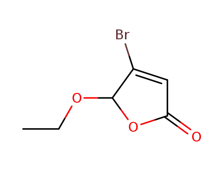 Molecular Structure of 32978-38-4 (2(5H)-Furanone,4-bromo-5-ethoxy-)