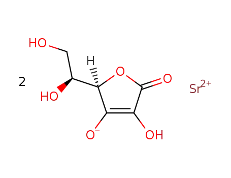 strontium(II) L-ascorbic acid complex