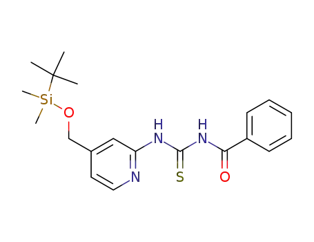 N-({[4-({[tert-butyl(dimethyl)silyl]oxy}methyl)pyridin-2-yl]amino}carbonothioyl)benzamide