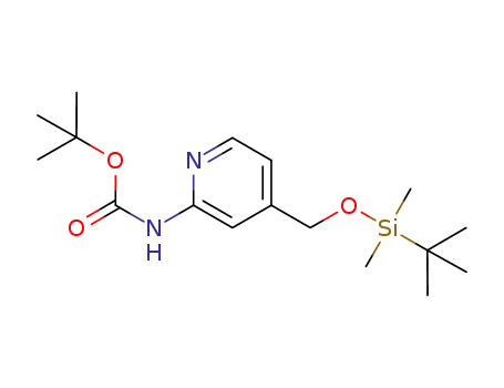 tert-butyl (4-(((tert-butyldimethylsilyl)oxy)methyl)pyridin-2-yl)carbamate