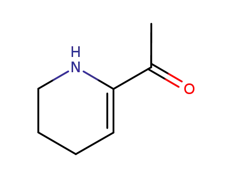 2-acetyl-1,4,5,6-tetrahydropyridine,2-acetyl-1,4,5,6-tetrahydropyridine,1-(1,4,5,6-tetrahydro-2-pyridinyl)-ethanone