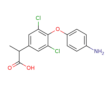 methyl[3,5-dichloro-4-(4-aminophenoxy)-phenyl] acetate