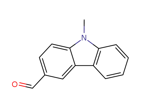 Molecular Structure of 21240-56-2 (9-METHYL-9H-CARBAZOLE-3-CARBALDEHYDE)