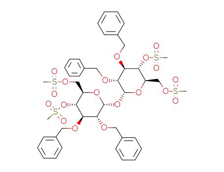 2,3,2',3'-tetra-O-benzyl-4,6,4',6'-tetra-O-(methylsulfonyl)-α,α-trehalose