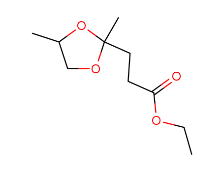1,3-Dioxolane-2-propanoic acid, 2,4-dimethyl-, ethyl ester cas  5413-49-0