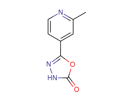 5-(2-methyl-[4]pyridyl)-3H-[1,3,4]oxadiazol-2-one