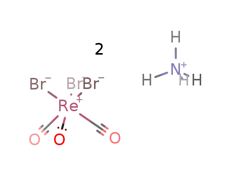2NH4(1+)*ReBr3(CO)3(2-)=(NH4)2(ReBr3(CO)3)
