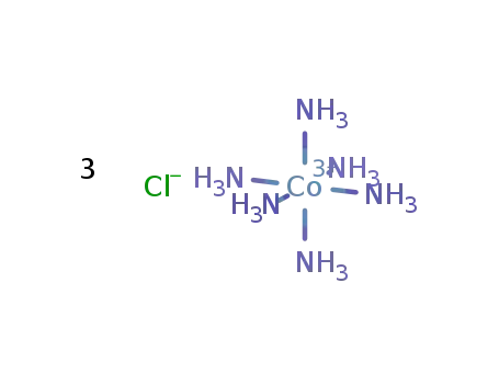 hexammine cobalt(III) chloride