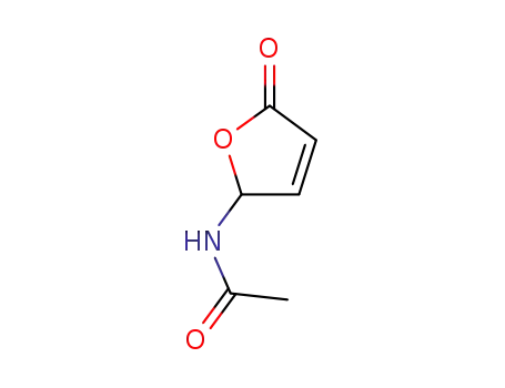 Molecular Structure of 16275-44-8 (2-FURANONE,5-ACETAMIDO-)