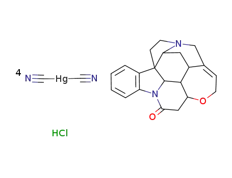 Strychniniumchlorid * 4Hg(CN)2