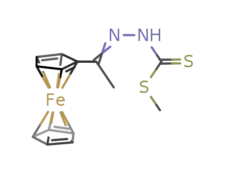 methyl 2-(1-ferrocenylethylidene)hydrazinecarbodithioate