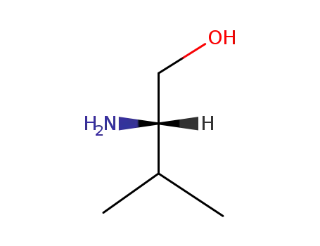 Molecular Structure of 2026-48-4 ((S)-(+)-2-Amino-3-methyl-1-butanol)