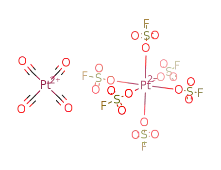 tetrakis(carbonyl)platinum(II) hexakis(fluorosulfato)platinate(IV)