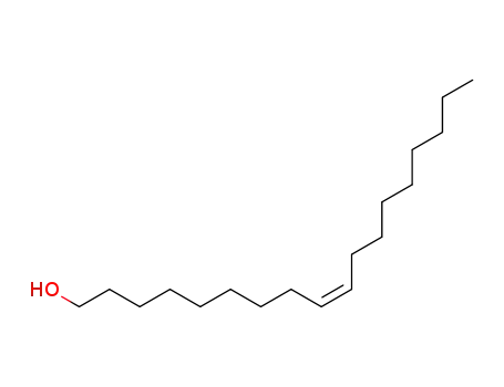 Molecular Structure of 143-28-2 (Oleyl alcohol)