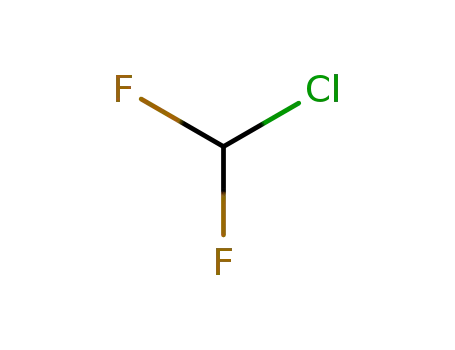 Molecular Structure of 75-45-6 (Methane,chlorodifluoro-)
