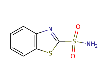 Molecular Structure of 433-17-0 (Benzothiazole-2-Sulfonamide)