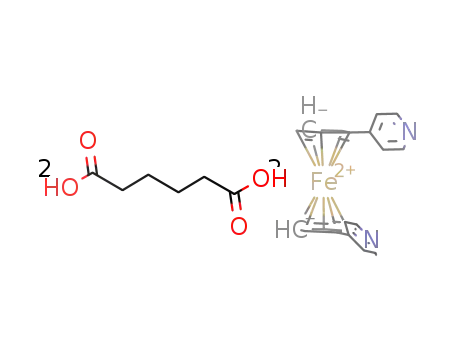[(Fe(η5-C5H4-1-(4-C5H4N))2)2(1-adipic acid)2]