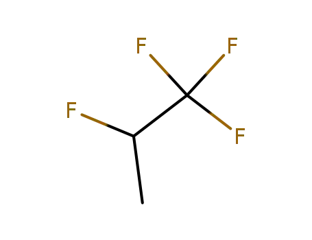 Molecular Structure of 421-48-7 (1,1,1,2-Tetrafluoropropane)
