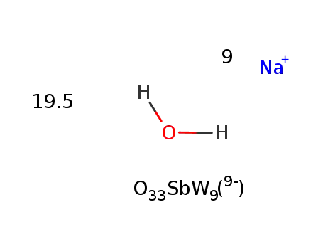 Na9[B-α-SbW9O33]·19.5H2O