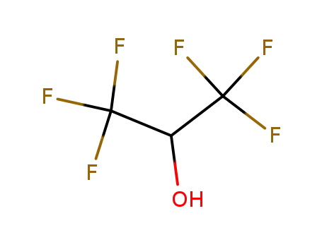 Molecular Structure of 920-66-1 (1,1,1,3,3,3-Hexafluoro-2-propanol)