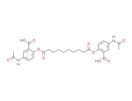 Molecular Structure of 377064-84-1 (Decanedioic acid, bis[4-(acetylamino)-2-carboxyphenyl] ester)