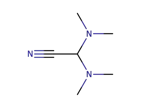 Molecular Structure of 2214-82-6 (bis(dimethylamino)acetonitrile)