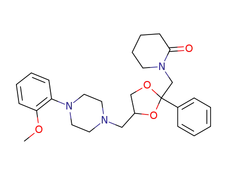trans-1-{4-[4-(2-methoxyphenyl)piperazin-1-ylmethyl]-2-phenyl-[1,3]dioxolan-2-ylmethyl}-piperidin-2-one