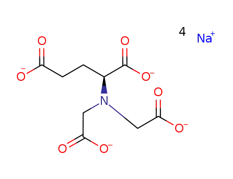L-glutamic acid N,N-diacetic acid tetra sodium salt