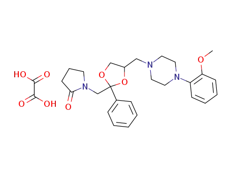 cis-1-{4-[4-(2-methoxy-phenyl)-piperazin-1-ylmethyl]-2-phenyl-[1,3]dioxolan-2-ylmethyl}-pyrrolidin-2-one oxalate