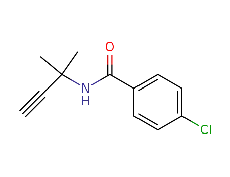 4-chloro-N-(1,1-dimethylprop-2-ynyl)benzamide