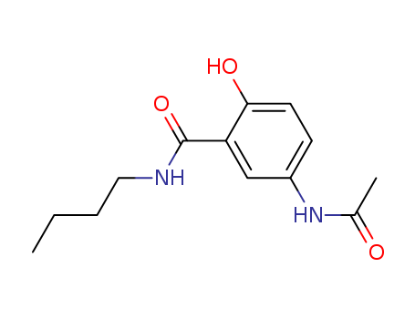 Benzamide, 5-(acetylamino)-N-butyl-2-hydroxy-