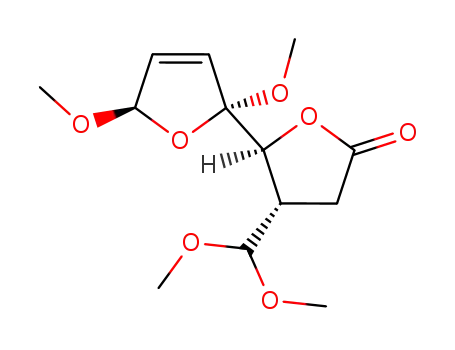 (2S,3S,2'S,5'R)-3-dimethoxymethyl-2',5'-dimethoxy-3,4,2',5'-tetrahydro-2H-2,2'-bifuranyl-5-one