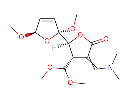 (2S,3S,2'S,5'R)-3-dimethoxymethyl-4-dimethylaminomethylene-2',5'-dimethoxy-3,4,2',5'-tetrahydro-2H-2,2'-bifuranyl-5-one