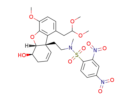 N-[2-[(5aR,6R,9aS)-6,7-dihydro-6-hydroxy-1-(2,2-dimethoxyethyl)-4-methoxy-9a(5aH)-dibenzofuranyl]ethyl]-N-methyl-2,4-dinitrobenzenesulfonamide