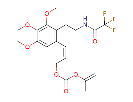 1-methylethenyl (Z)-3-{3,4,5-trimethoxy-2-[2-(trifluoroacetylamino)ethyl]phenyl}prop-2-enyl carbonate