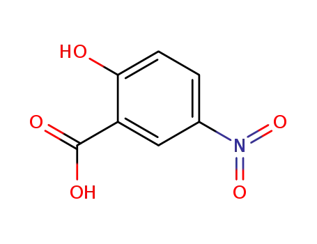 Molecular Structure of 96-97-9 (5-Nitrosalicylic acid)