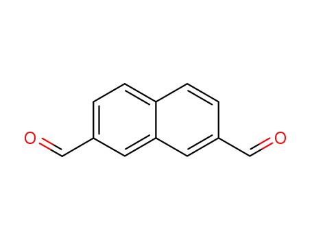 Molecular Structure of 19800-49-8 (Naphthalene-2,7-dicarboxaldehyde)