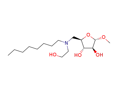 methyl 5-[(N-octyl)-2-hydroxyethylamino]-5-deoxy-α-D-arabinofuranoside