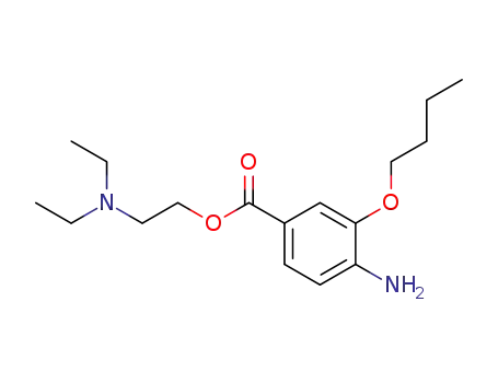 Benzoic acid,4-amino-3-butoxy-, 2-(diethylamino)ethyl ester