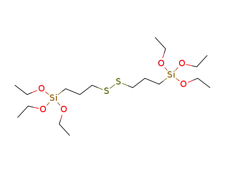 Molecular Structure of 56706-10-6 (Bis(triethoxysilylpropyl) disulfide)