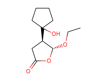 (4S,5R)-5-ethoxy-4-(1-hydroxycyclopentyl)dihydrofuran-2(3H)-one