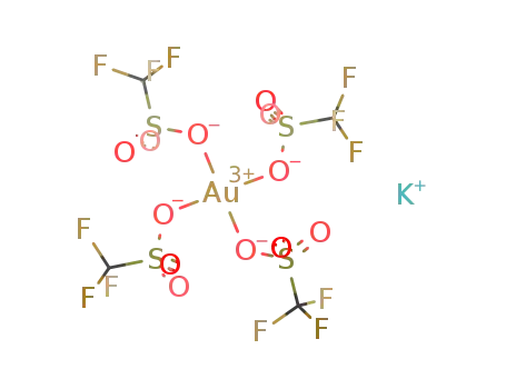 potassium tetrakis(trifluoromethanesulfonato)aurate