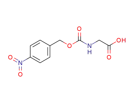 Molecular Structure of 4596-53-6 (Glycine, N-[[(4-nitrophenyl)methoxy]carbonyl]-)