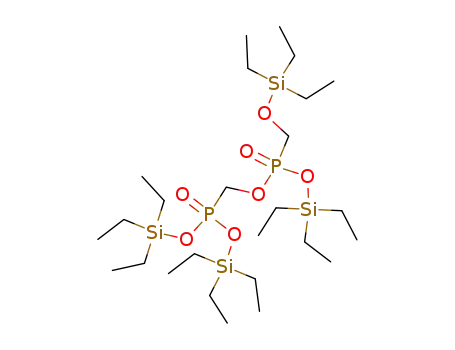 -phosphonsaeure-O-<(bis-triaethylsilyloxy-phosphoryl)-methylester>-O'-triaethylsilylester