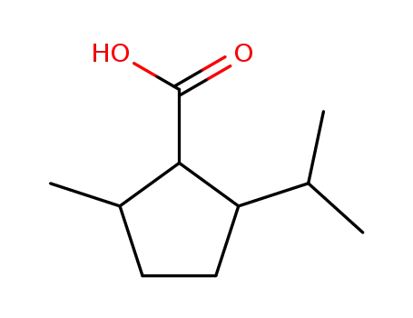 optically inactive 2-isopropyl-5-methyl-cyclopentanecarboxylic acid
