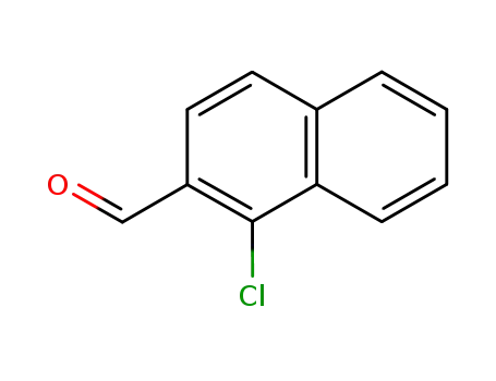 Molecular Structure of 14304-75-7 (1-CHLORONAPHTHALENE-2-CARBALDEHYDE)